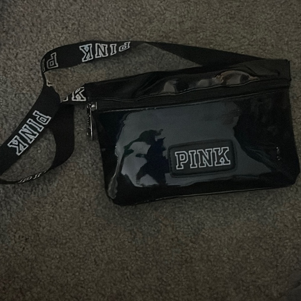 Pink belt bag